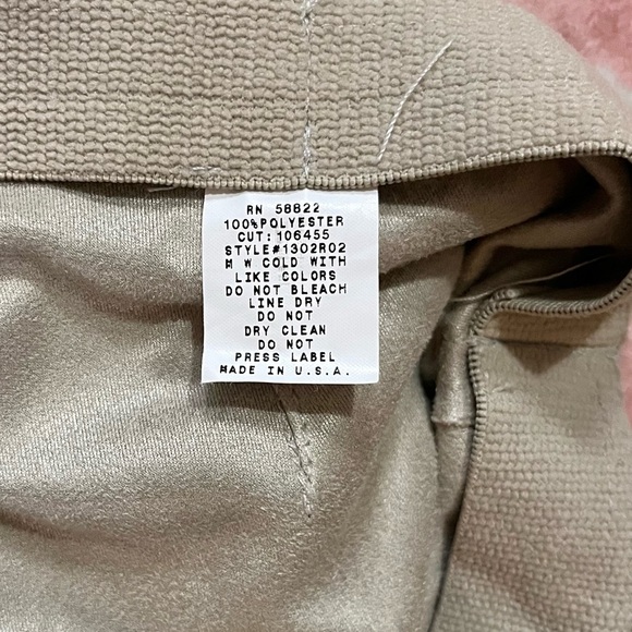 Max Studio Vintage Faux Suede Mint Wide Leg Pants - Picture 2 of 5